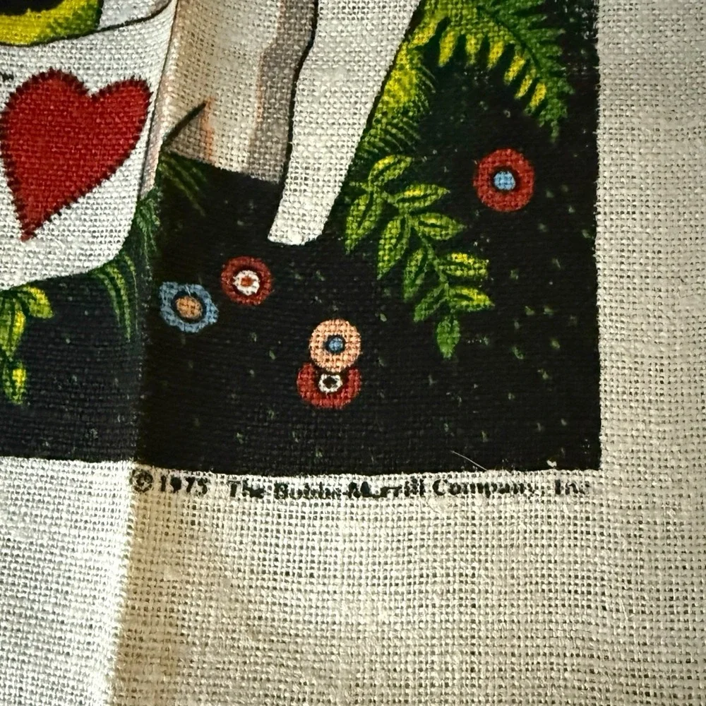 VINTAGE Kay Dee Raggedy Ann & Andy 100% Pure Linen New NOS Bobs-Merrill 1975 (2)